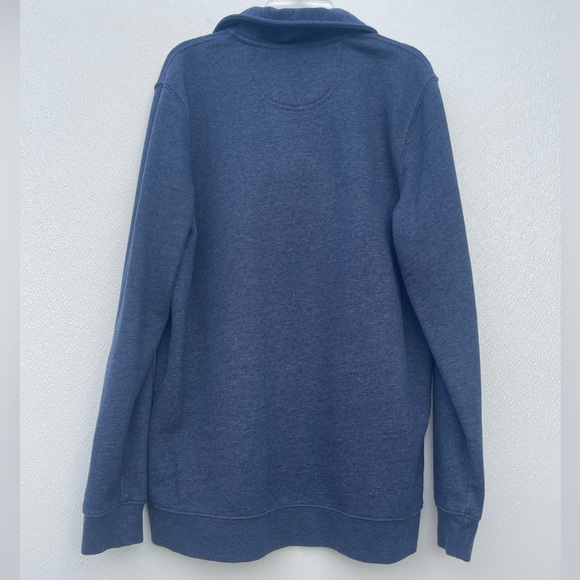 Croft & Barrow Men's Navy Zip-Up Sweater Size Small - Picture 3 of 3